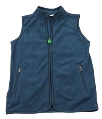 Tmavomodrá fleecová vesta TCM