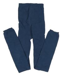 Tmavomodré punčocháče bez šlapiček TCM