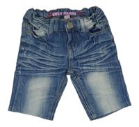 Modré riflové kraťasy dopodopo