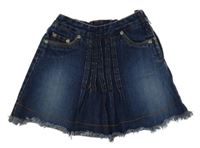 Tmavomodrá rifľová sukňa Topolino