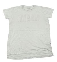 Biele tričko s 3D nápisom Primark
