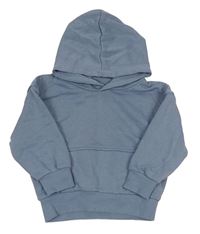 Modrošedá mikina s kapucňou zn. Primark