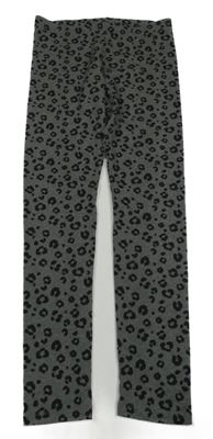 Tmavosivé melírované vzorované legíny F&F