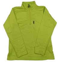 Limetková športová mikina