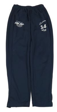 Tmavomodré fotbalové funkční tepláky - RB Leipzig Nike