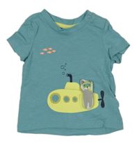 Modré tričko s ponorkou C&A