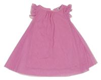 Ružové trblietavé tylové šaty Kiki&Koko