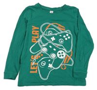 Zelené triko s ovladači Chapter Young