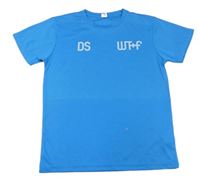 Modré športové funkčné tričko
