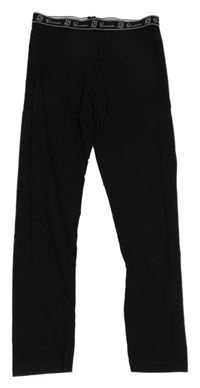 Černé legíny s logem v pase River Island