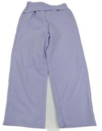 Lila ľahké nohavice