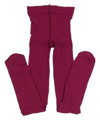 Tmavorůžové silonky