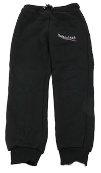 Černé tepláky s nápisem - Balenciaga