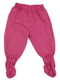 Růžové nepromokavé kalhoty 