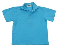 Tyrkysové polo tričko