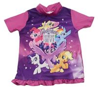 Ružovo-fialové UV tričko s My Little Pony