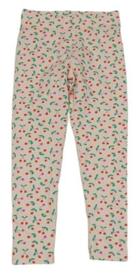 Ružové legíny s třešněmi zn. Boden