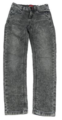 Sivé plesňové teplákové skinny rifle S. Oliver