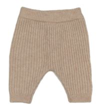 Ružové rebrované pletené tepláky George