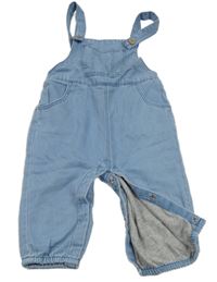 Světlemodré laclové podšité rifle Zara