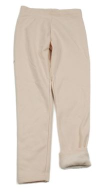 Světlerůžové plyšové zateplené legíny Primark