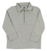 Svetlosivá mikina s golierikom F&F