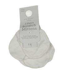 Nové - 3set - 3x Bílé rukavice Primark