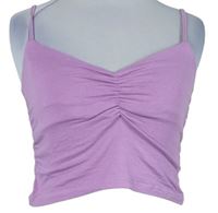 Dámsky ružový crop top Sinsay