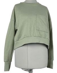 Dámská světlekhaki crop mikina Pep&Co