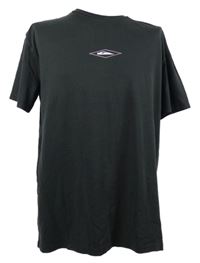 Pánske čierne tričko s logom Quiksilver