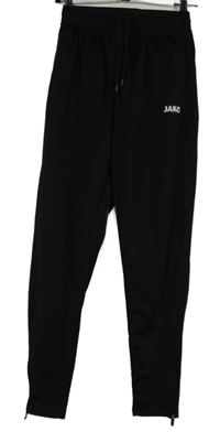 Dámske čierne športové tepláky s logom Jako