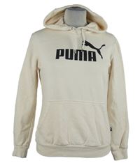 Dámská světlerůžová mikina s logem a kapucí Puma 