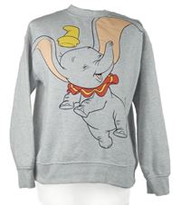 Dámská šedá mikina s Dumbem Disney 