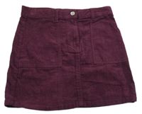 Lilková menšestrová sukňa Kylie