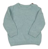 Svetlomodrý sveter s hviezdami M&S