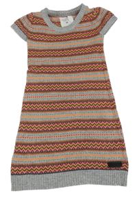 Farebné vzorované pletené šaty H&M