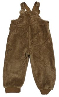 Hnedé rebrované zamatové na traké nohavice Mayoral