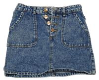 Modrá rifľová sukňa Denim Co.