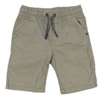 Šedé plátěné kraťasy F&F