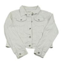 Bílá plátěná bunda riflového typu Hailys