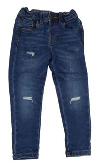 Modré skinny rifle s prošoupáním Denim Co.
