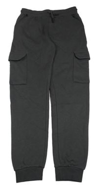 Tmavosivé tepláky s vreckami zn. Primark