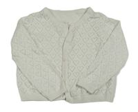 Biely prepínaci sveter so srdiečkami Matalan