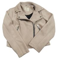 Pudrový semišový crop křivák Primark