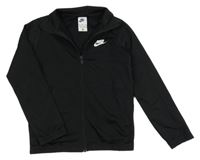 Černá sportovní propínací mikina s logem Nike