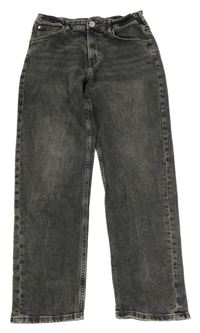 Tmavošedé relaxed fit rifle H&M