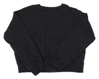 Čierna crop mikina H&M