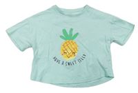 Belasé pyžamové tričko s ananasom F&F