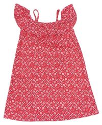 Ružové šaty s kvietkami Matalan