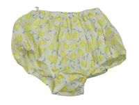 Biele plátenné kraťasy s citrony M&Co.